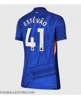 Günstige Chelsea Estevao Willian #41 Heimtrikot Damen 2025-26 Kurzarm